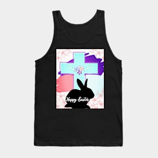 Hoppy Easter Cross Tank Top